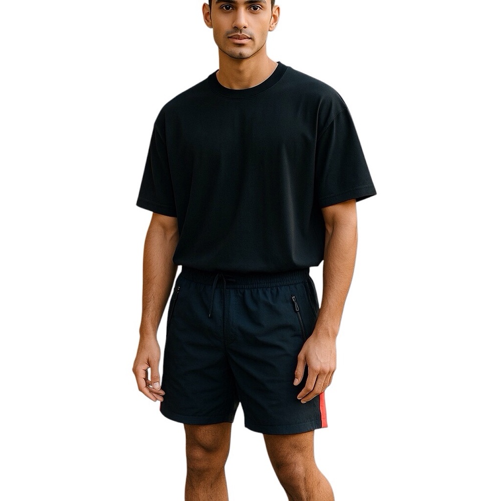 Koral Statement Nyal Shorts Men Color Black & Red Size S